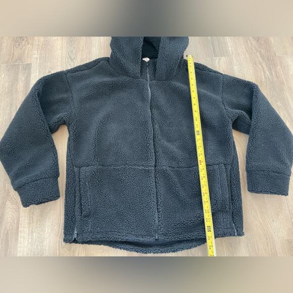 Fabletics Sherpa Jacket Womens medium teddy lotta fleece hooded coat - Picture 4 of 9